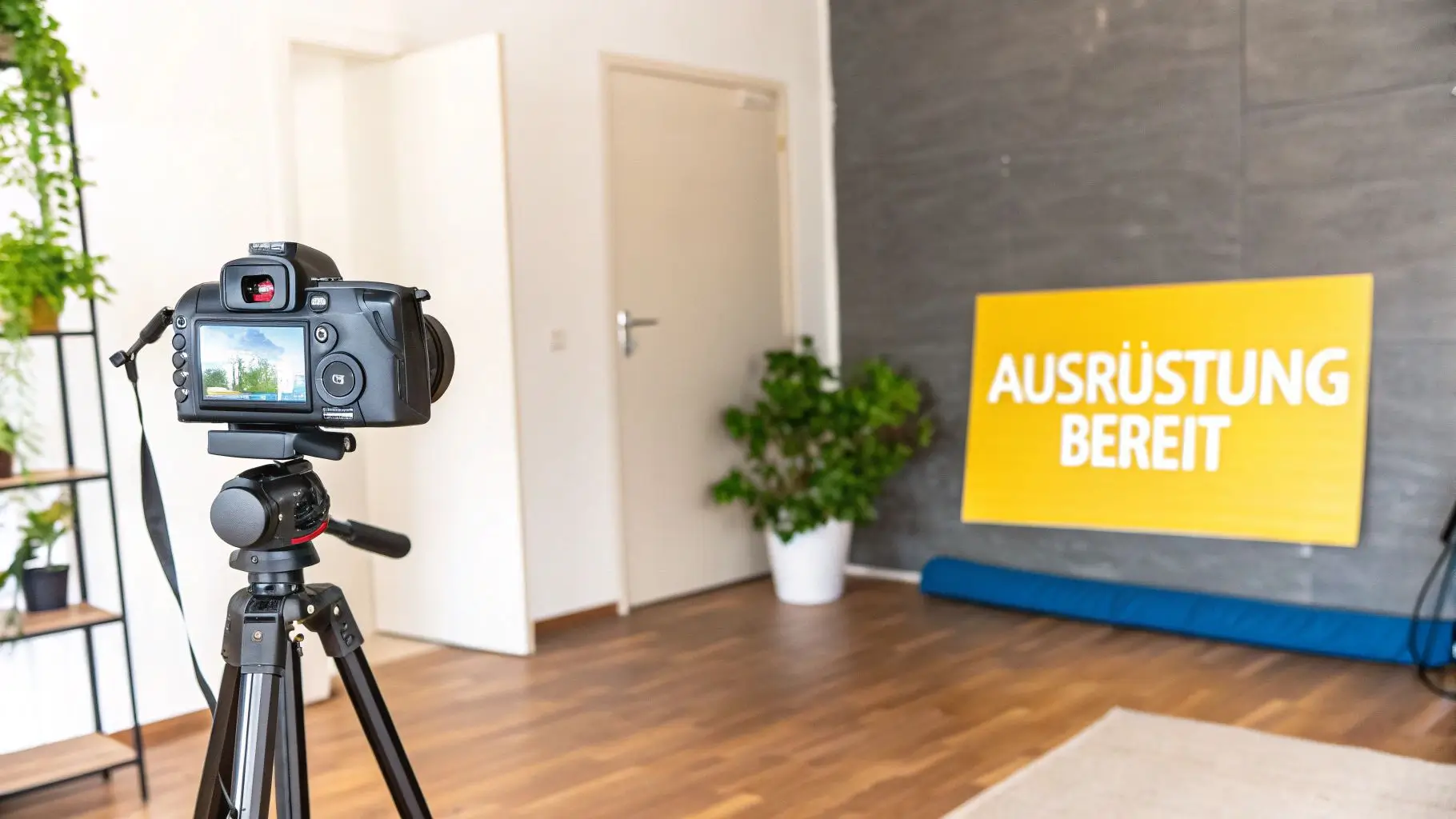 Bewerbungsfoto Ausrüstung bereit