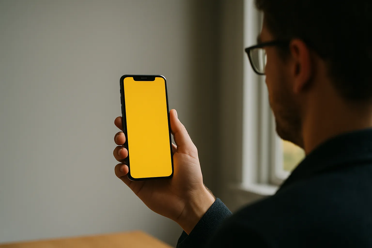 Beispiel für hintergrundfarben fürs profilbild: neutrales Grau vs. markennahe Akzentfläche