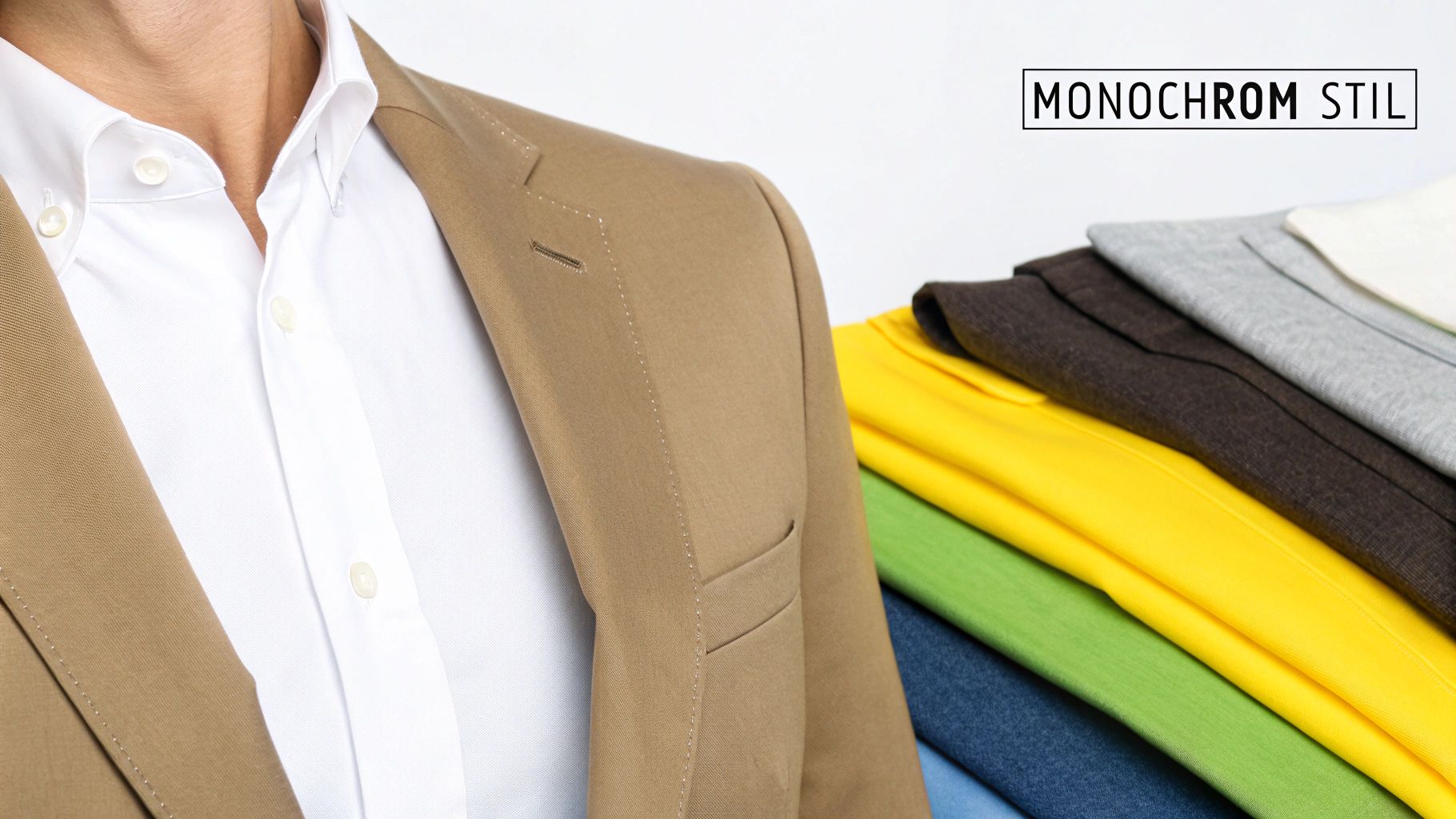 Monochromatische Eleganz für einen harmonischen Look