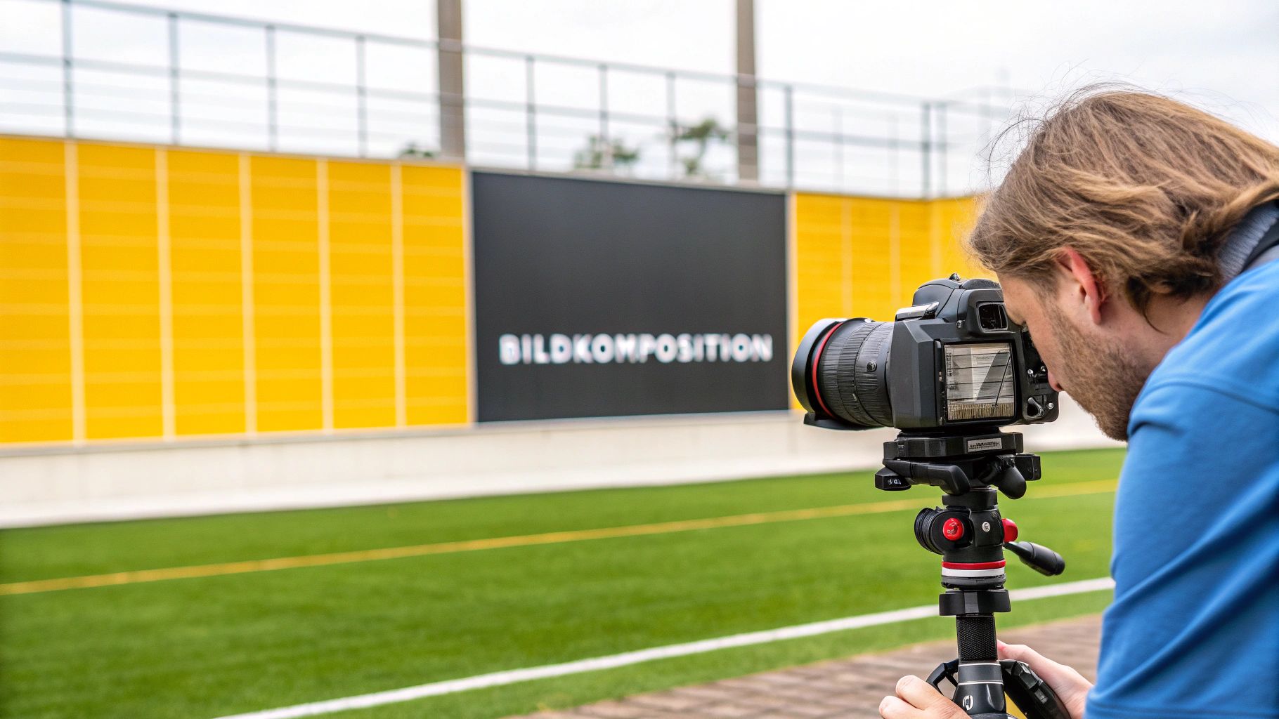 Achte auf professionelle Bildkomposition