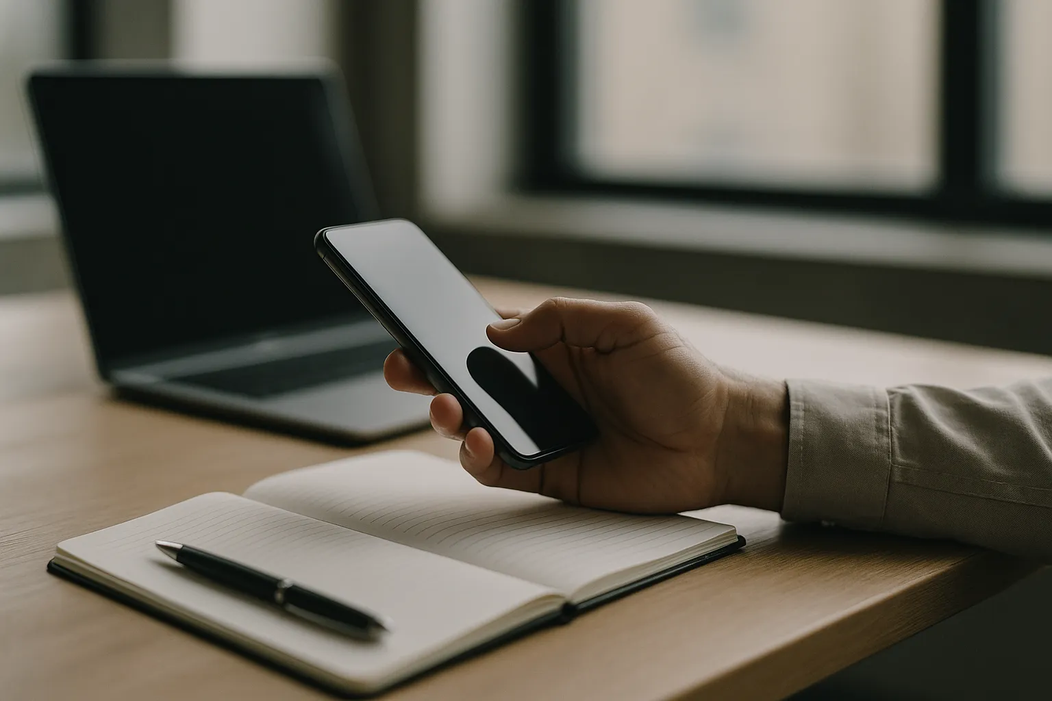 Neutraler Headshot mit ruhigem Hintergrund zur "wirkung von bewerbungsfotos"