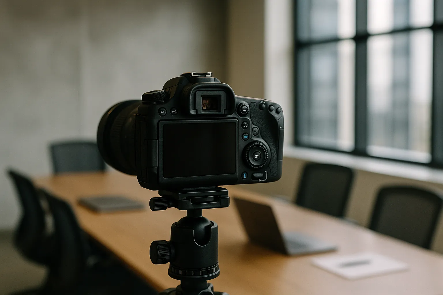 Editorial professional headshots in modern office