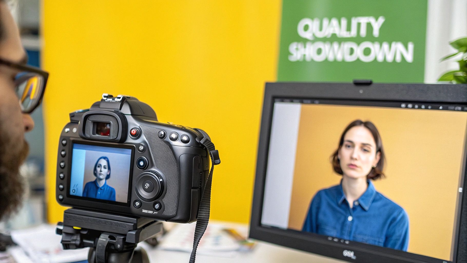 Example of an AI-generated professional headshot