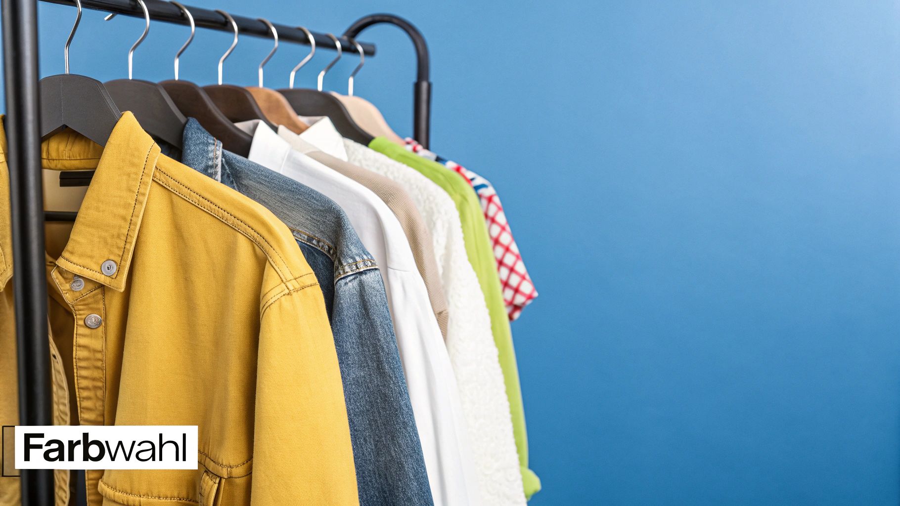 Eine Person in einem blauen Anzug, die Kompetenz und Vertrauen ausstrahlt