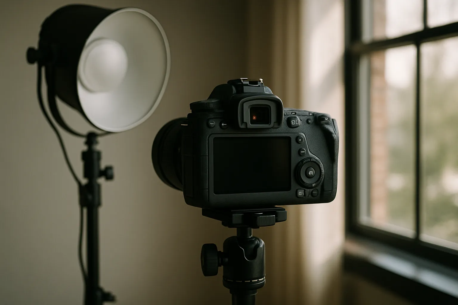 Studio and window-light comparison for corporate headshot tips