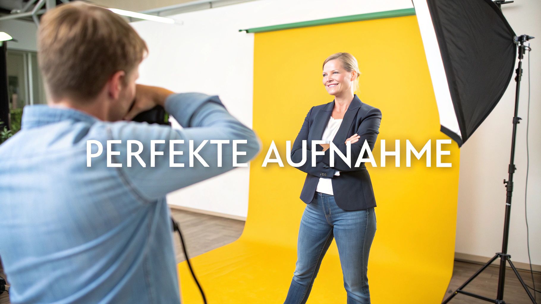 Schritt für Schritt zum perfekten KI-Bewerbungsfoto