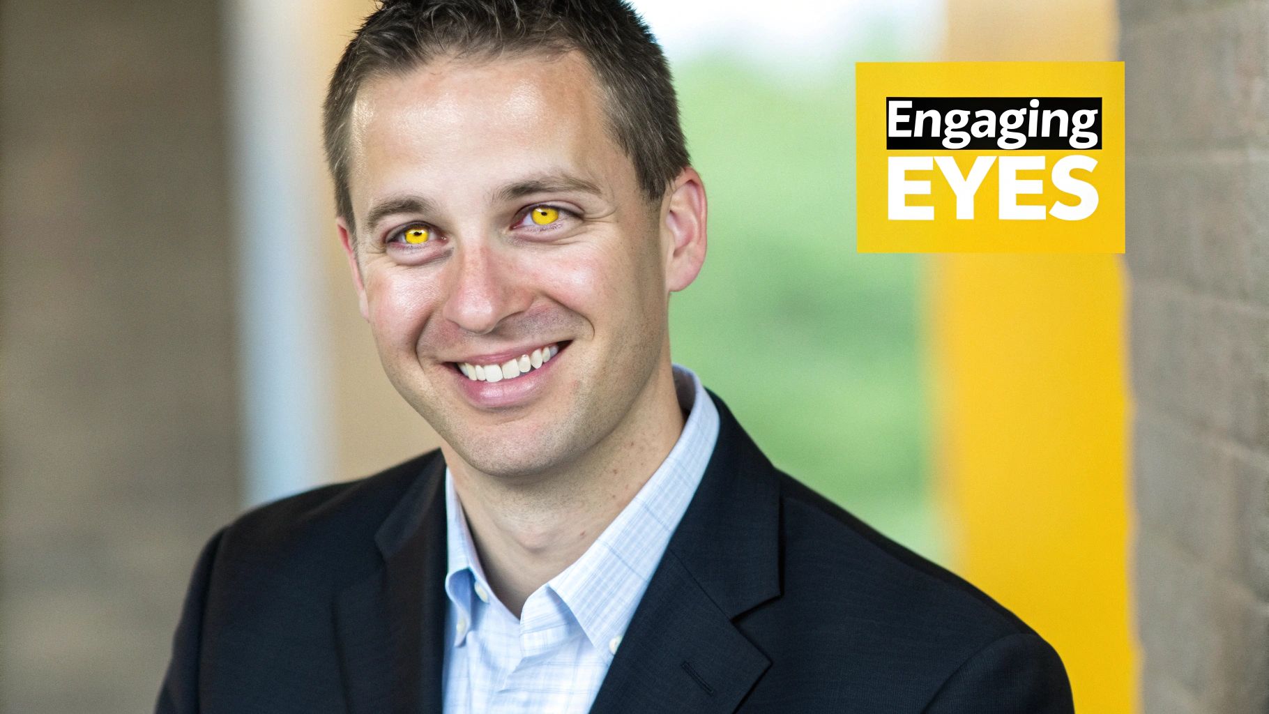 A professional headshot of a woman demonstrating a confident and approachable facial expression with direct eye contact.