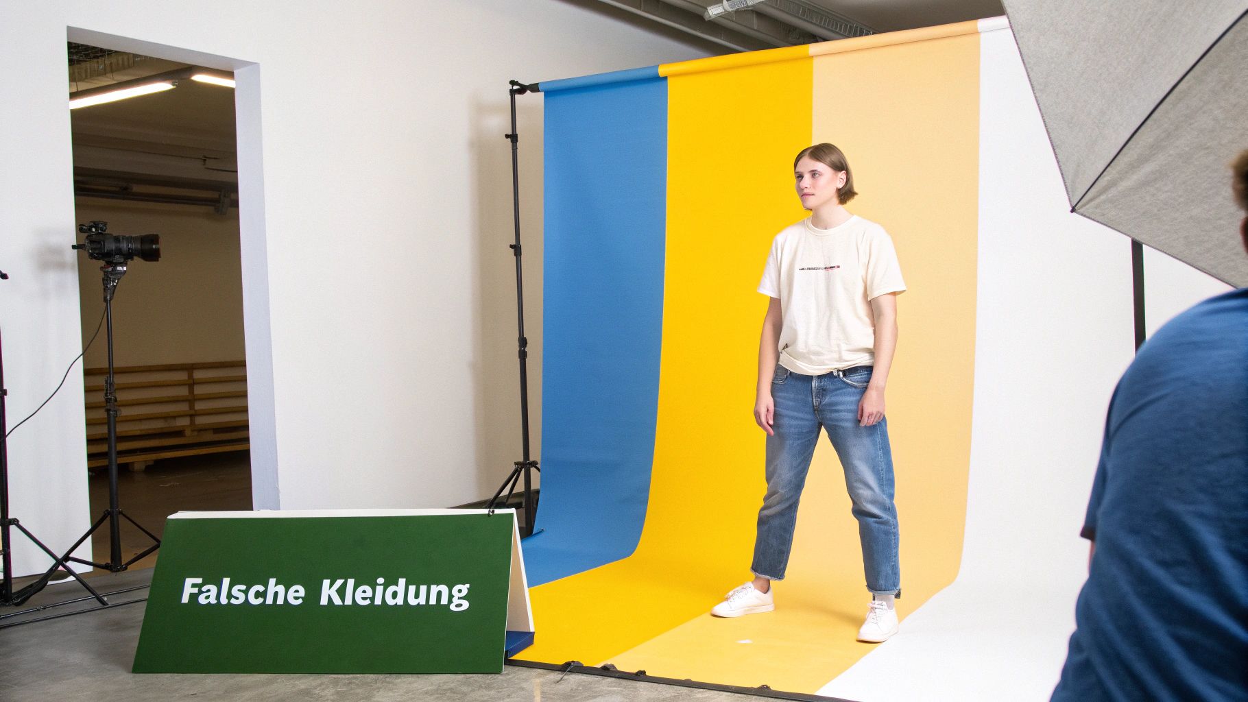 Falsche Kleidungswahl