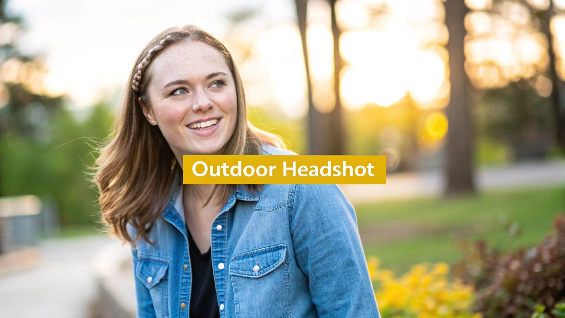 Natural Light Outdoor Headshot