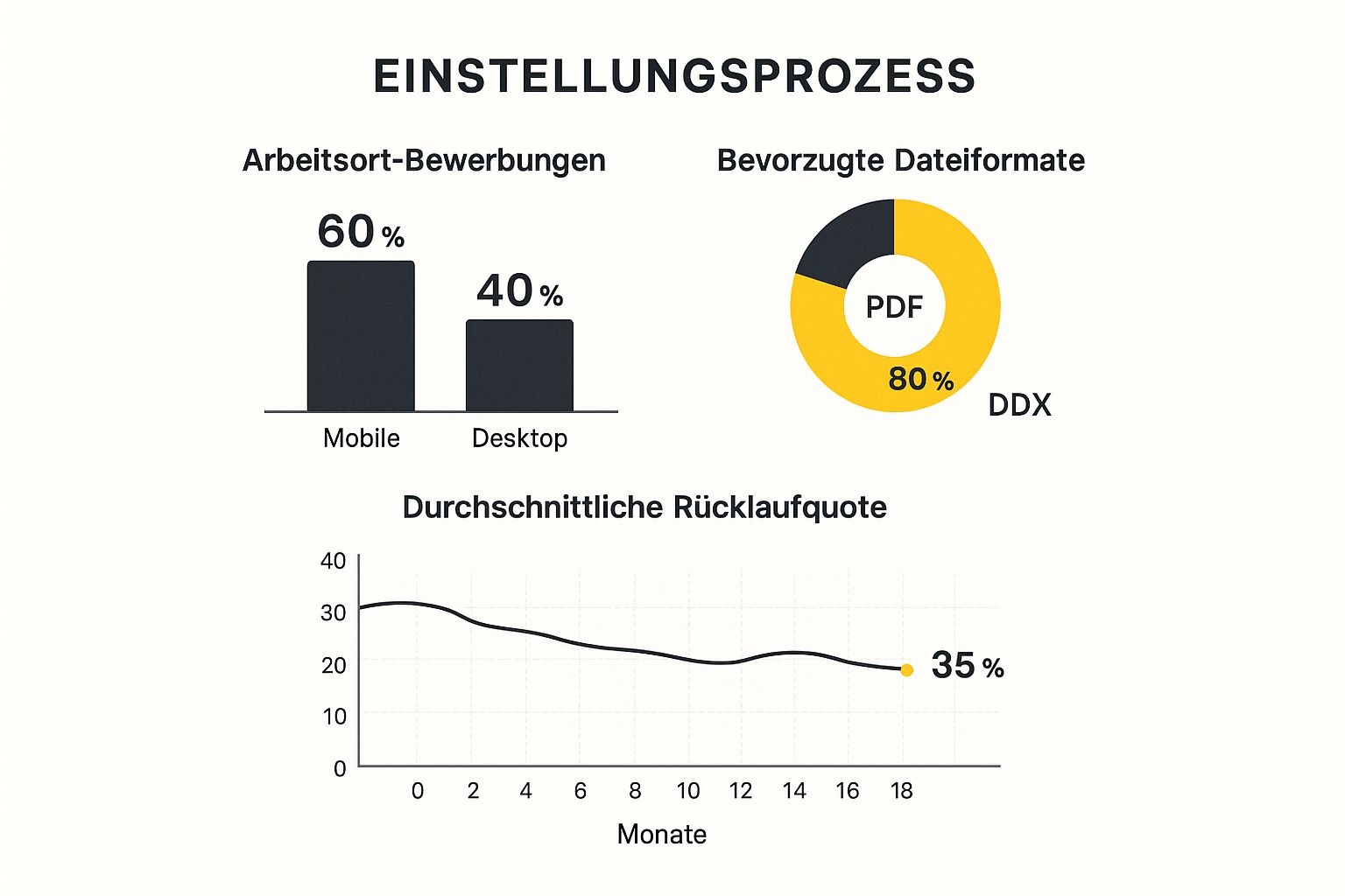 Infographic about bewerbung 2025, moderne bewerbung