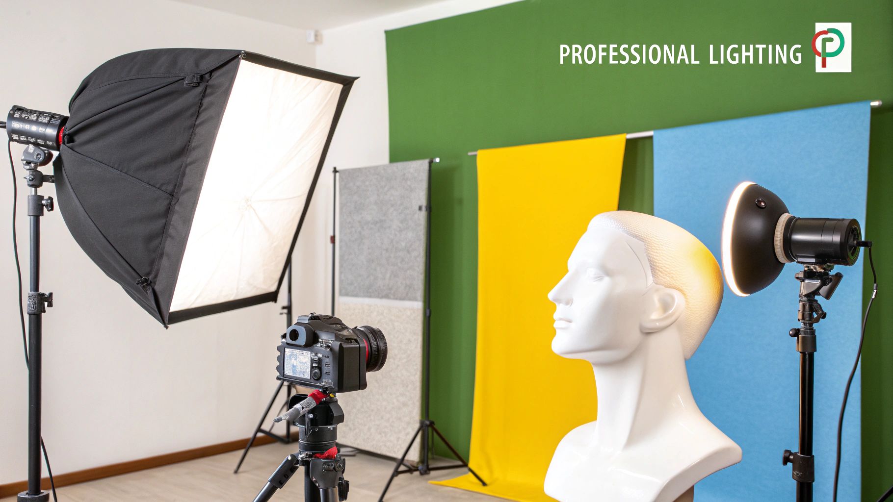 Choose Professional Lighting (Key Light + Fill Light)