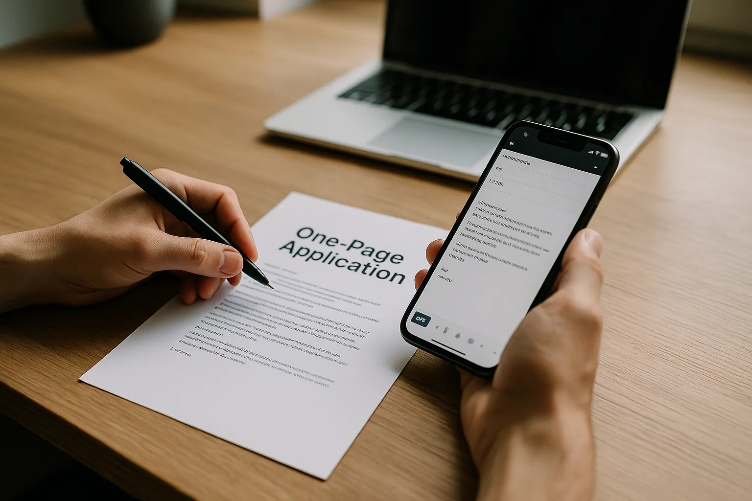 spontanbewerbung tipps: One-Pager und E-Mail auf einen Blick