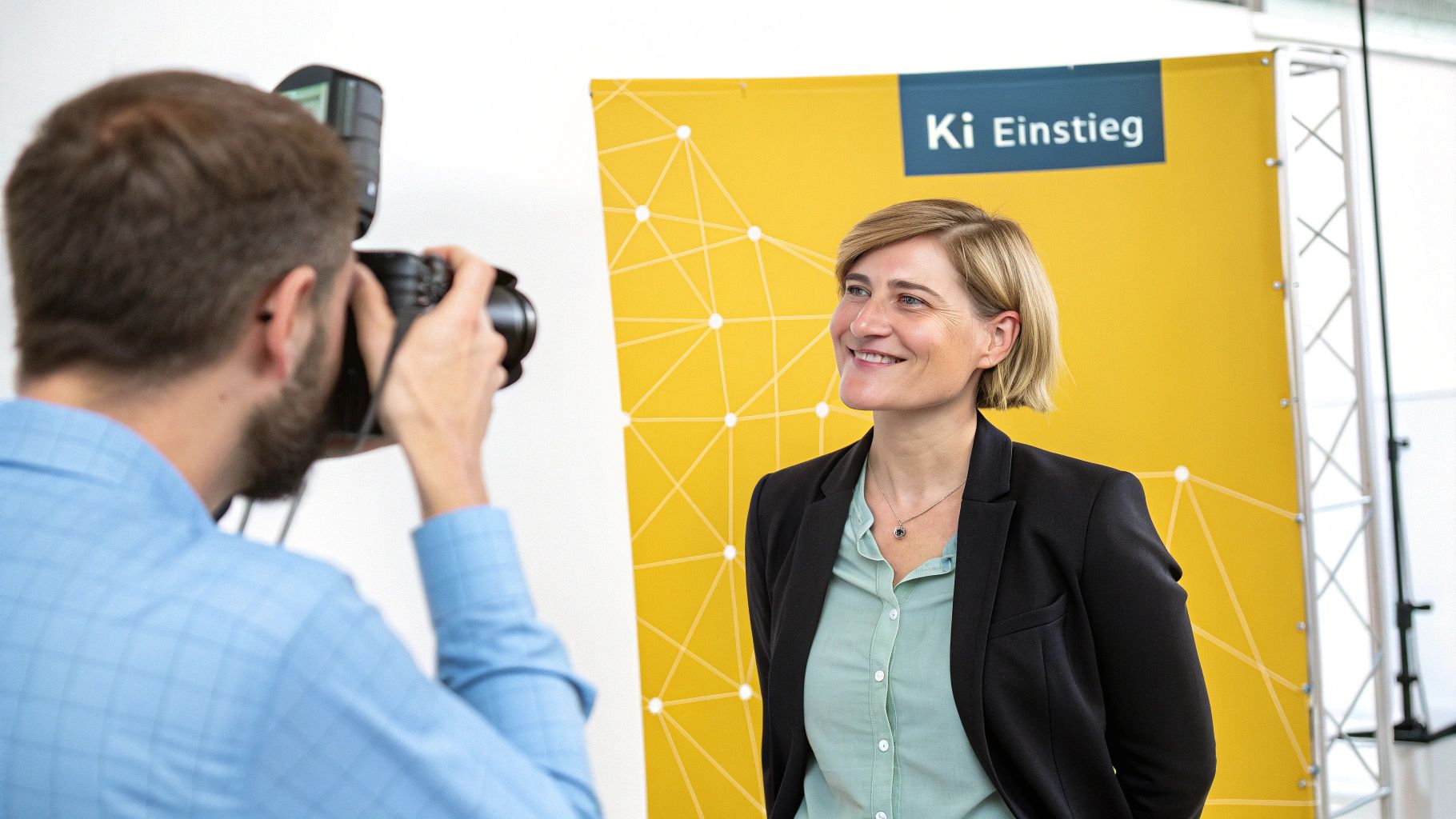 KI-generiertes Bewerbungsfoto